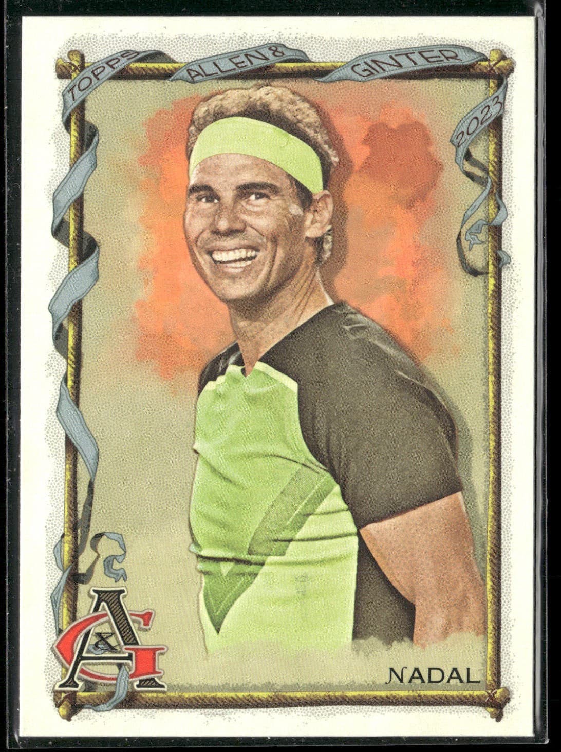 Rafael Nadal trading card