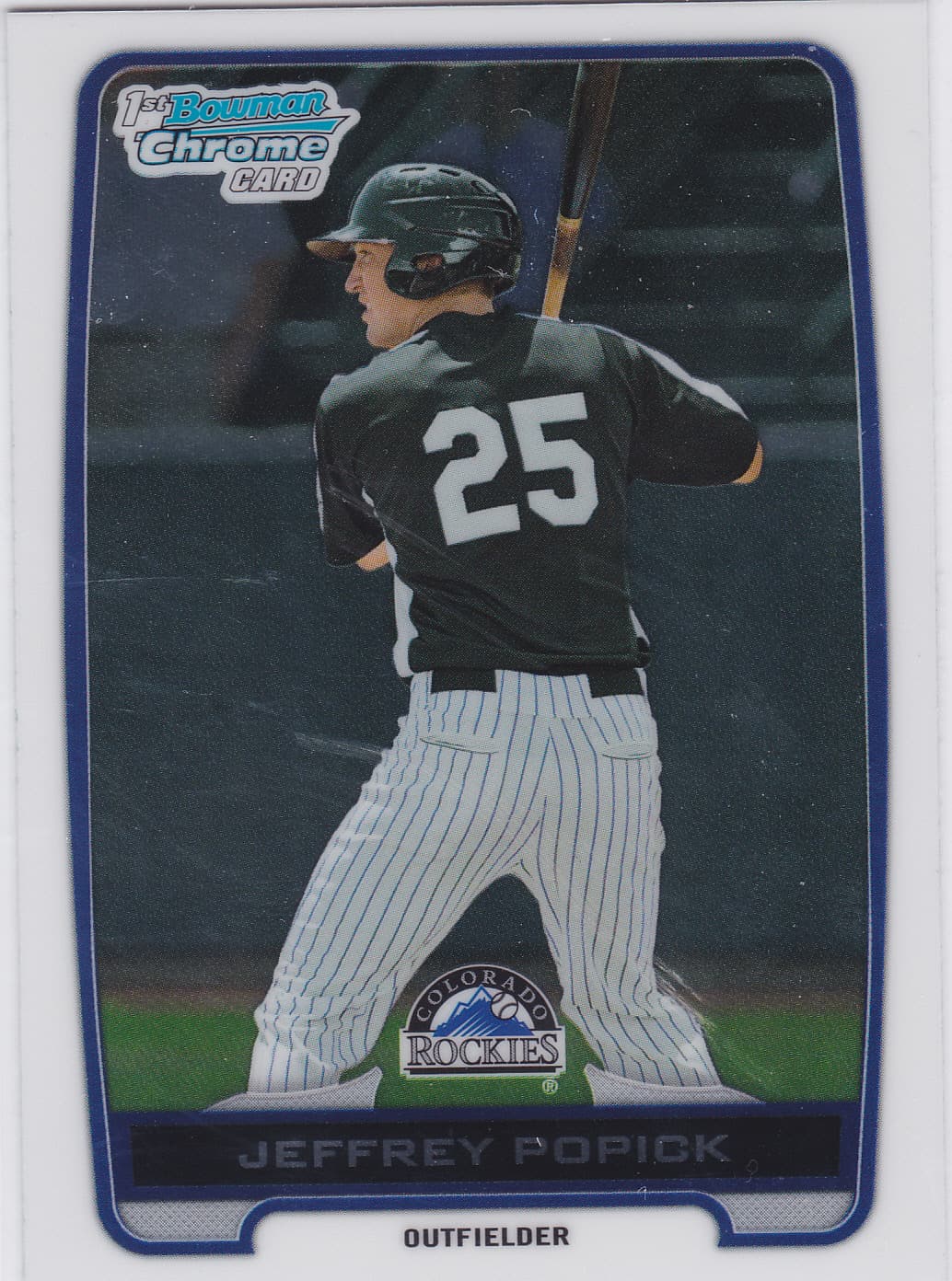 Jeffrey Popick Colorado 2012 Bowman Chrome 2012 Bowman Chrome