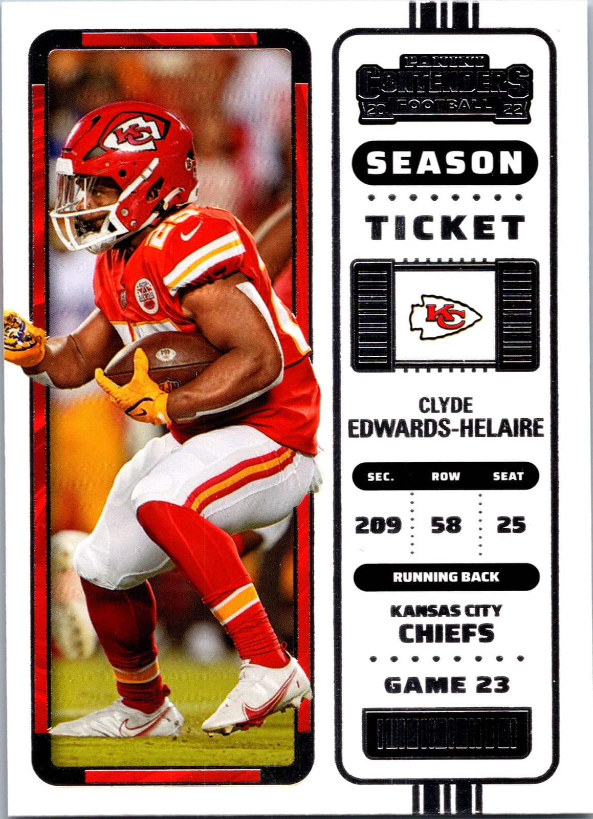 Clyde Edwards 2022 Panini Contenders 2022 Panini Contenders