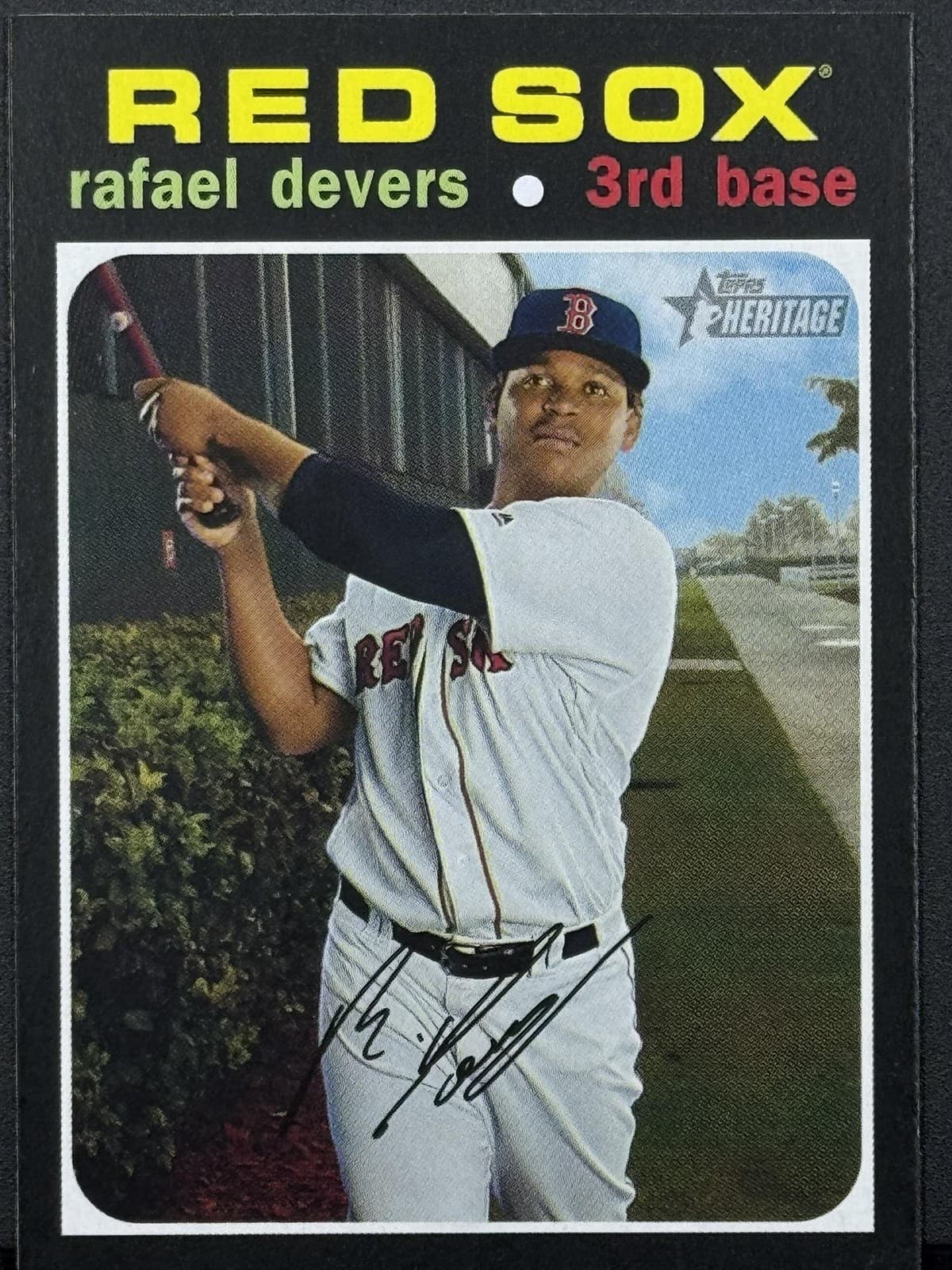 Rafael Devers 2020 Topps Heritage 2020 Topps Heritage
