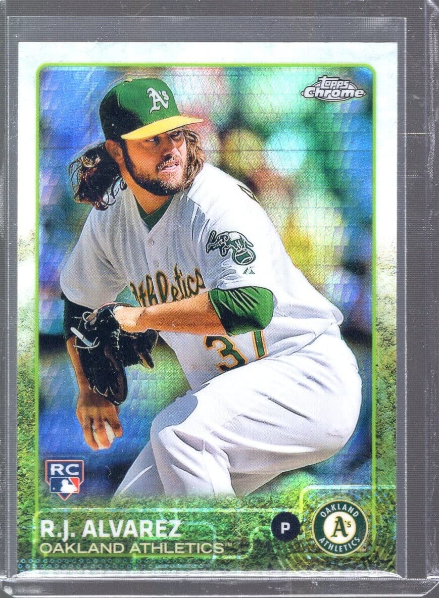 Prism RJ Alvarez 2015 Topps Chrome 2015 Topps Chrome refractor
