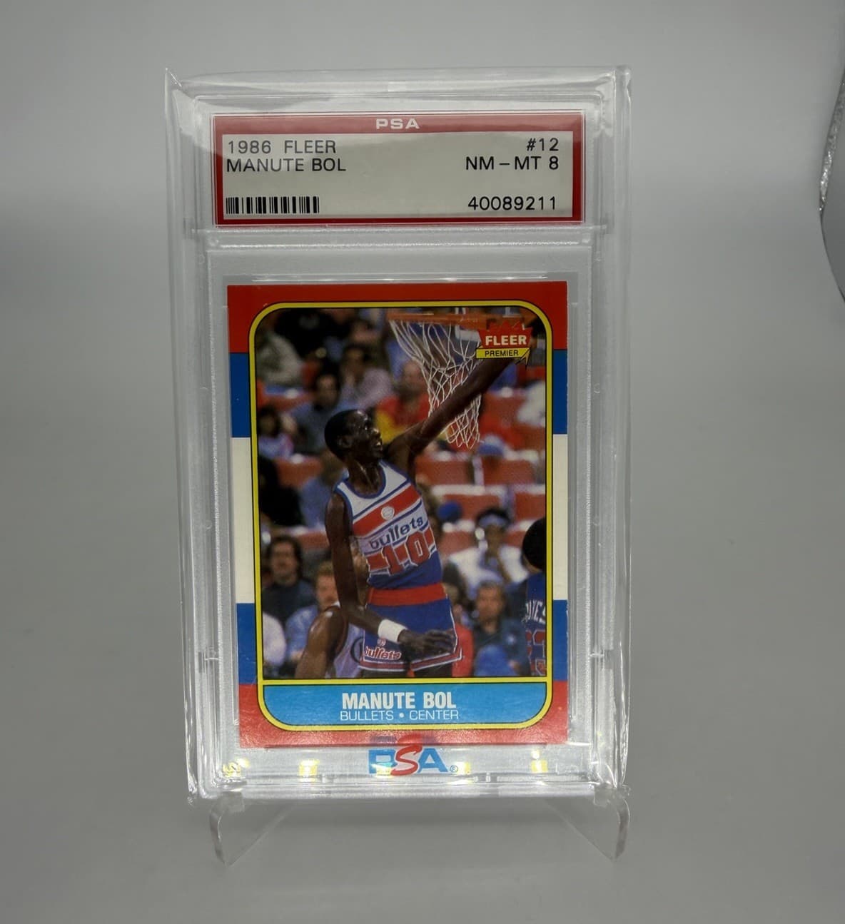 Manute Bol 1986 Fleer 1986 Fleer