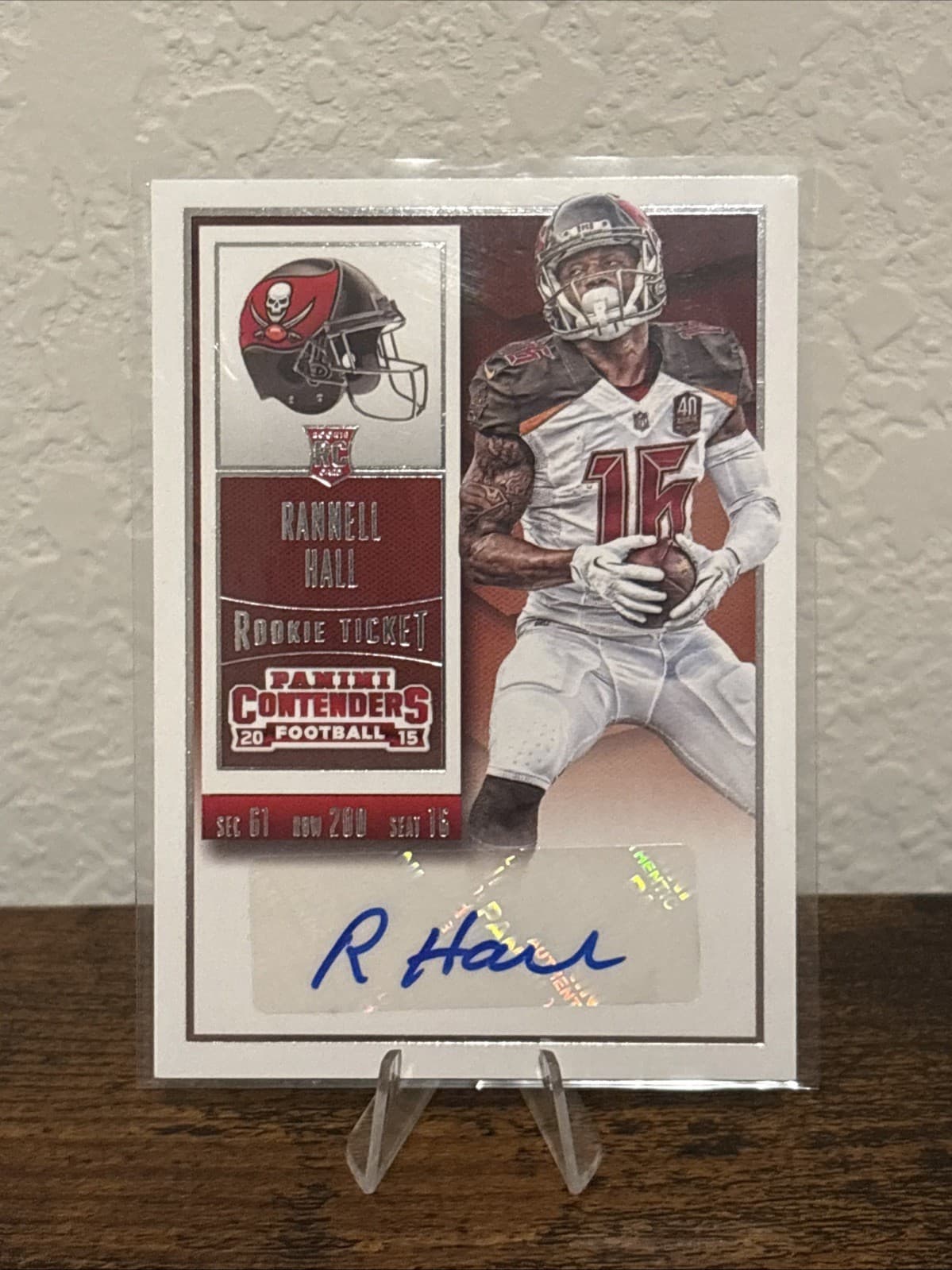 Ticket Rannell Hall 2015 Panini Contenders 2015 Panini Contenders