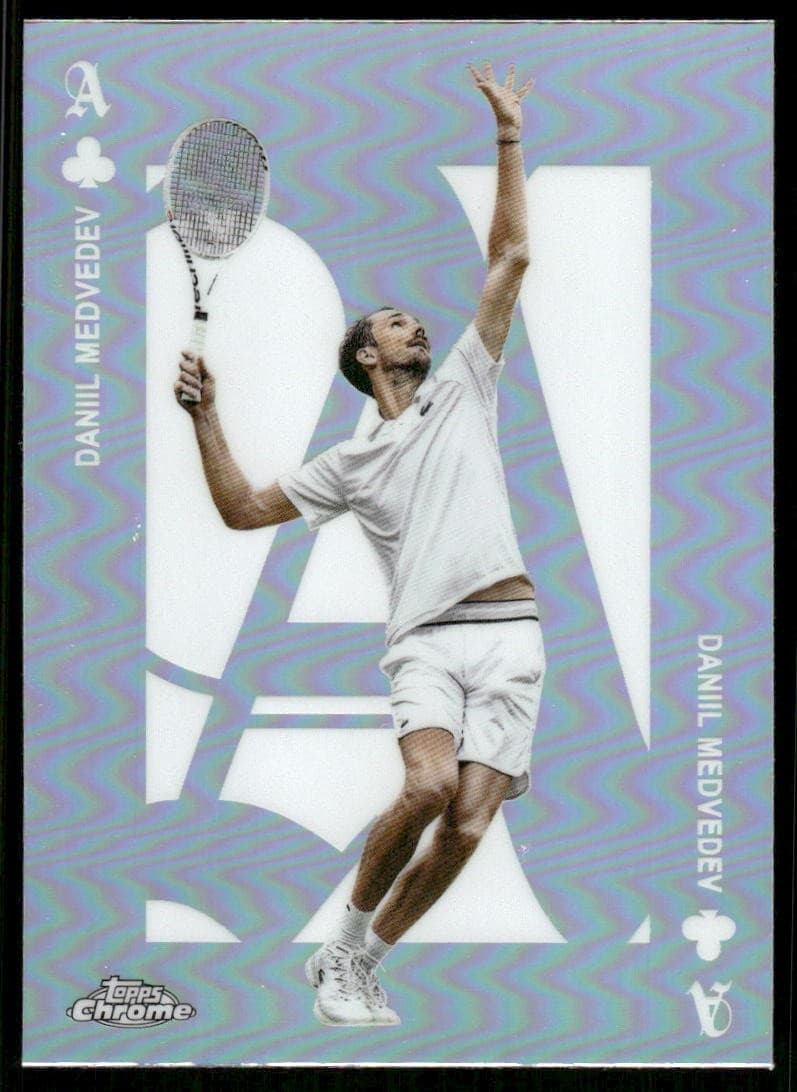 Daniil Medvedev Aces 2025 Topps Chrome 2025 Topps Chrome