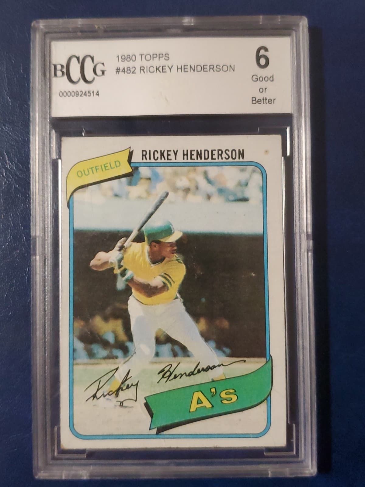 Rickey Henderson Beckett 1980 Topps 1980 Topps