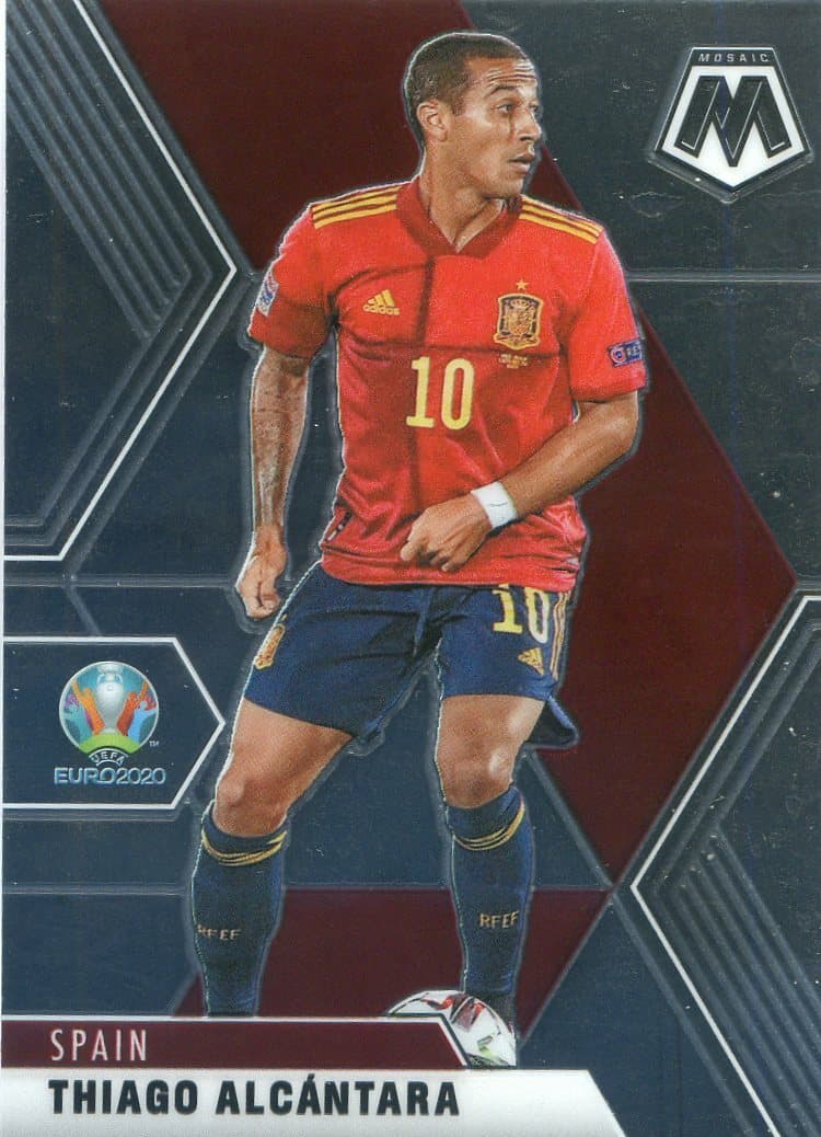 -21 EURO THIAGO ALCANTARA SPAI 2020 Panini Mosaic