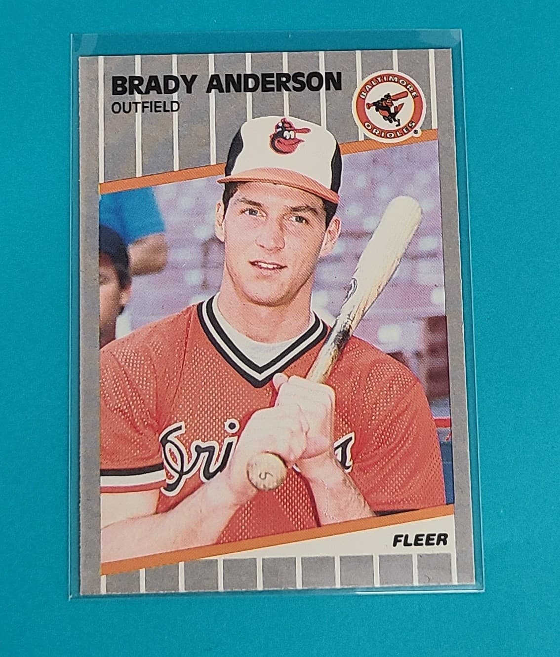 Brady Anderson Baltimore 1989 Fleer