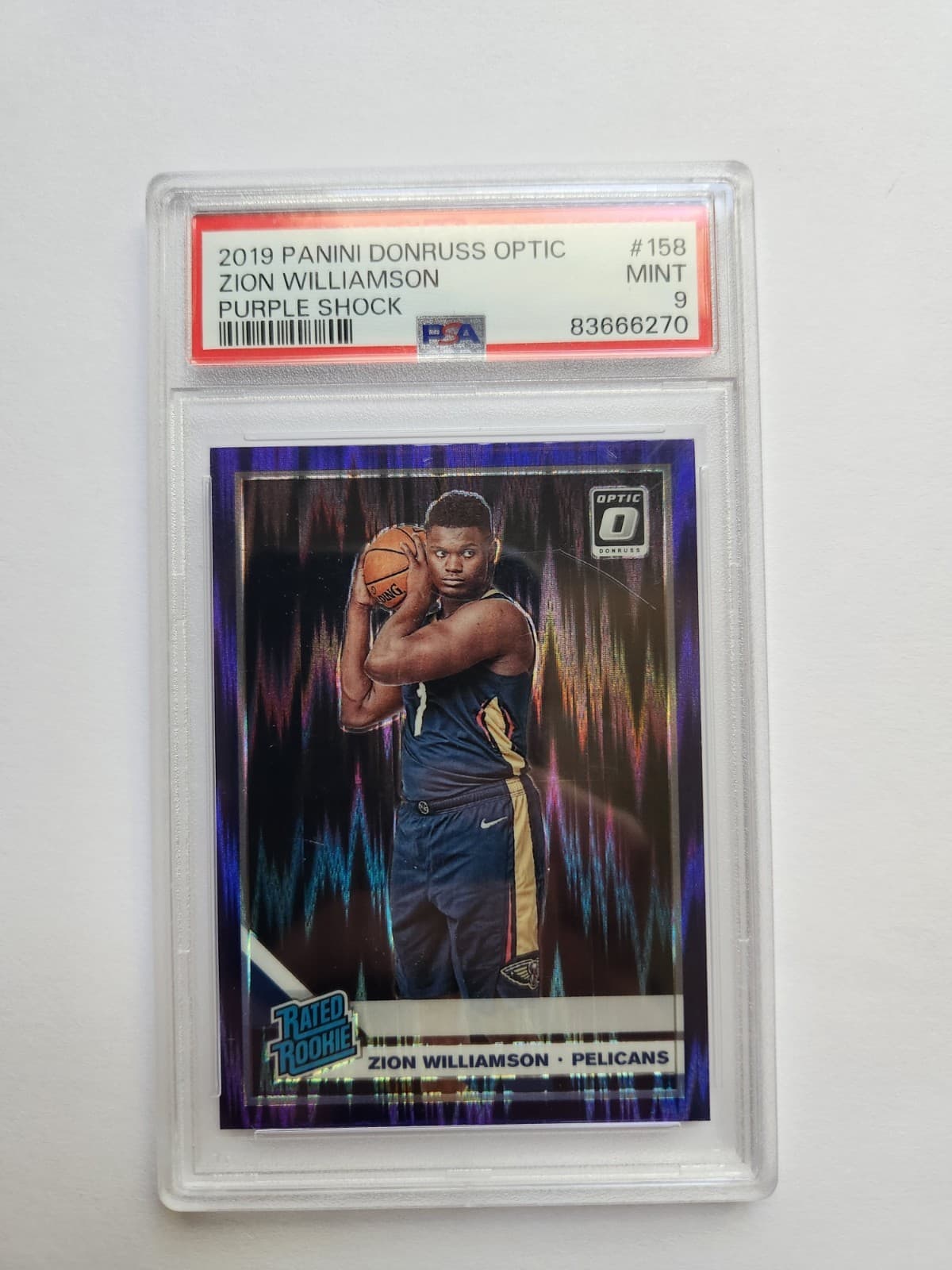Zion Williamson Purple 2019 Panini