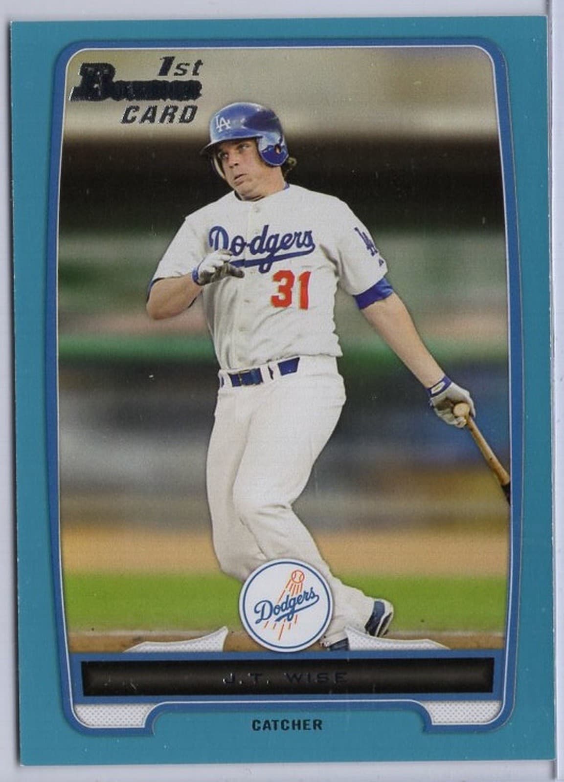 Blue J.T. Wise #'d 2012 Bowman 2012 Bowman