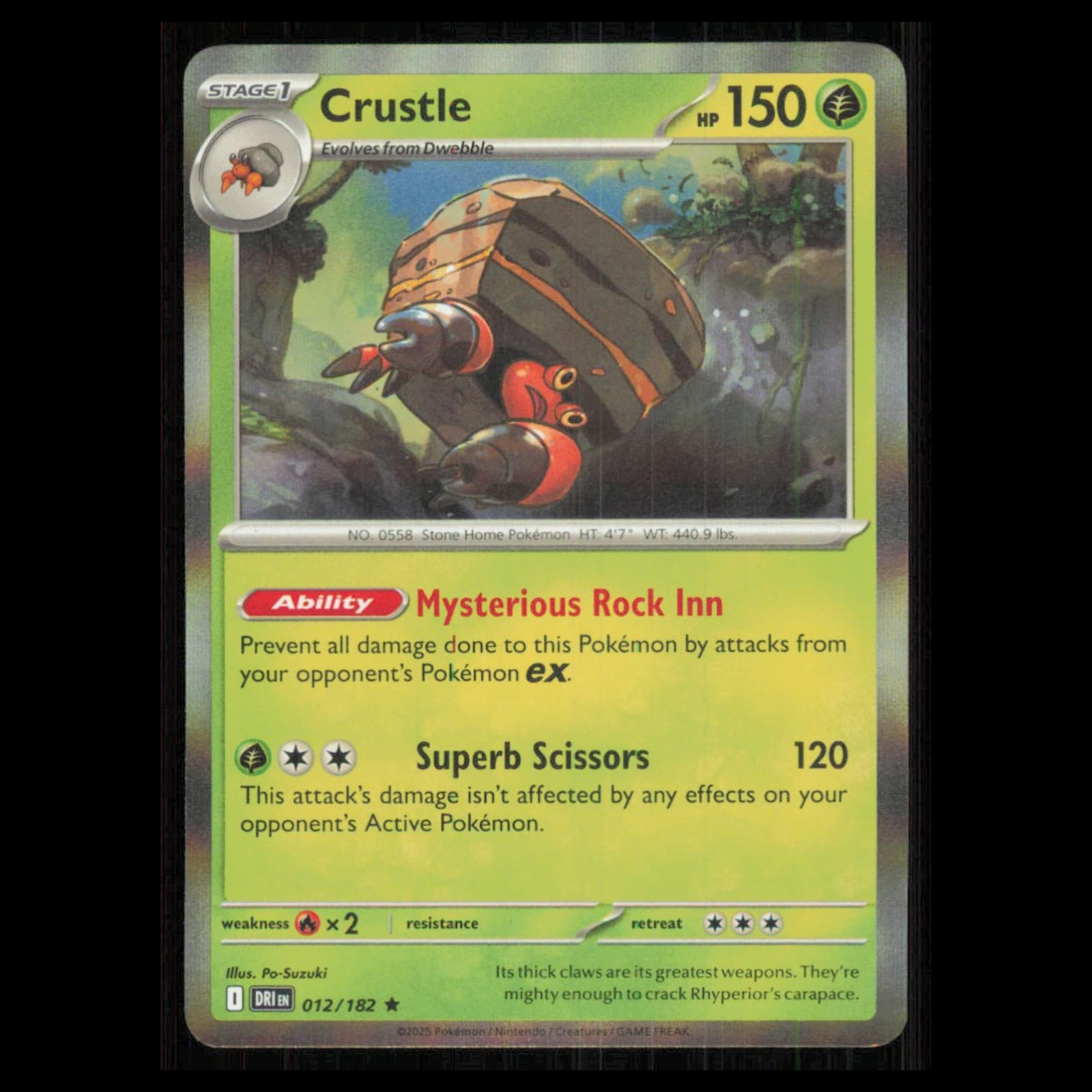 Crustle Scarlet 2025 Unknown 2025 Unknown