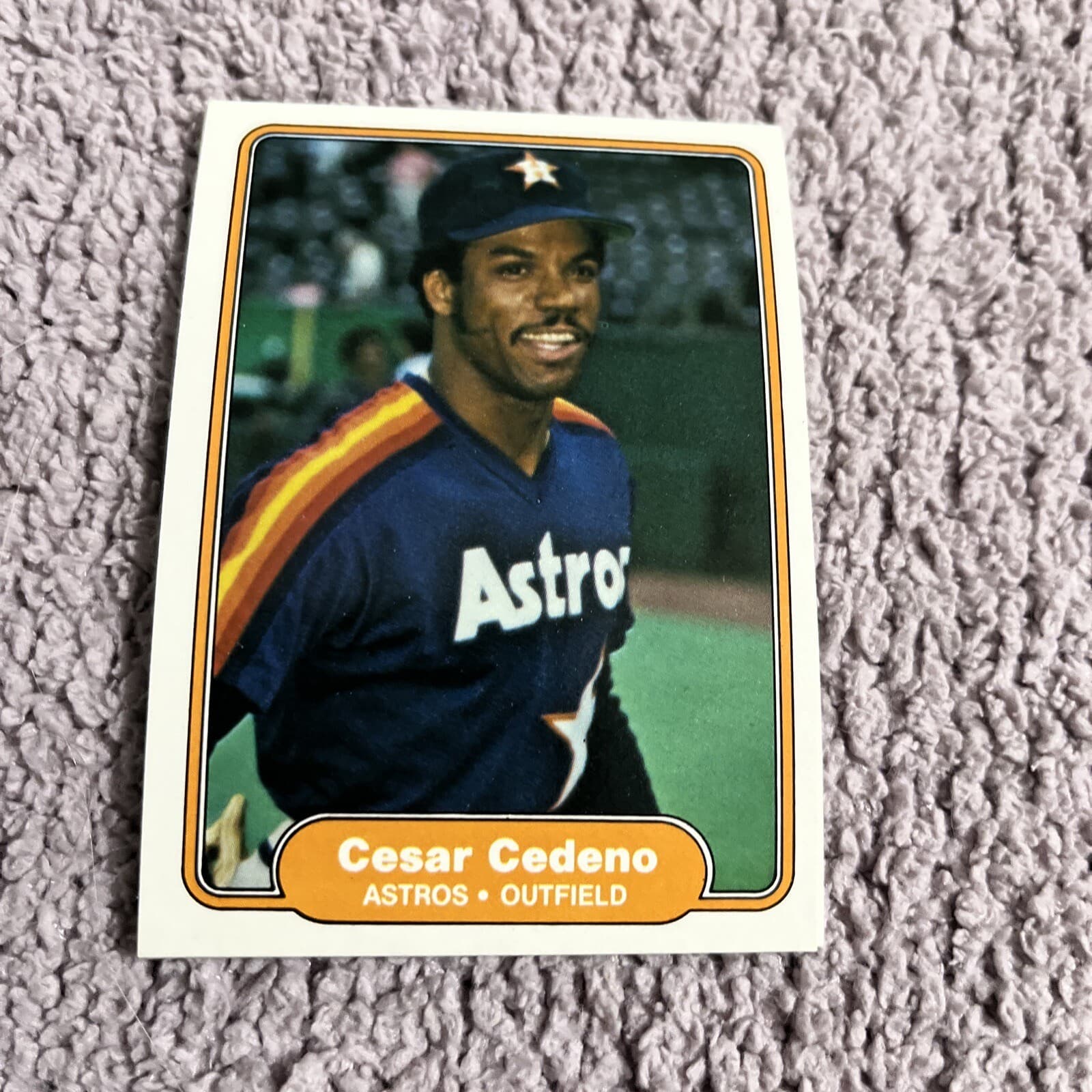 Cesar Cedeno Houston 1982 Fleer 1982 Fleer