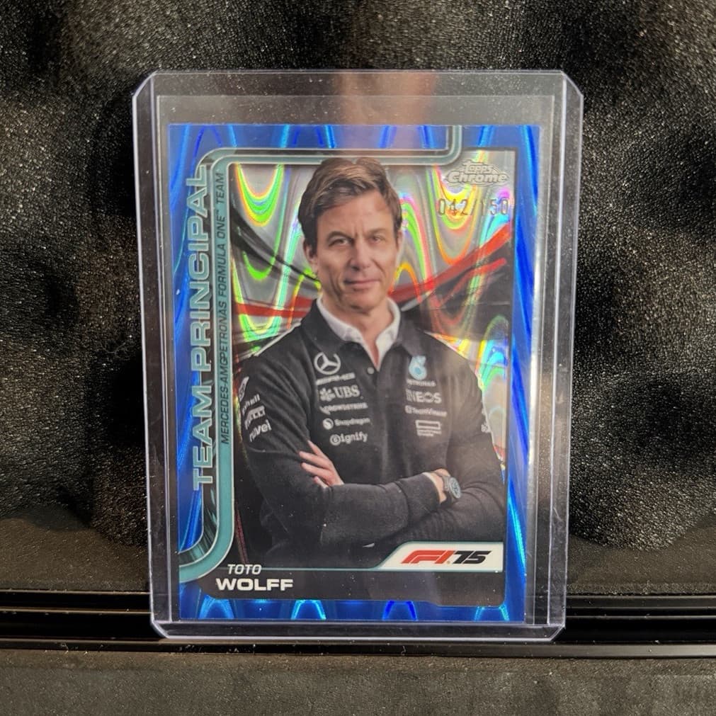 Toto Wolff Mercedes 2021 Topps