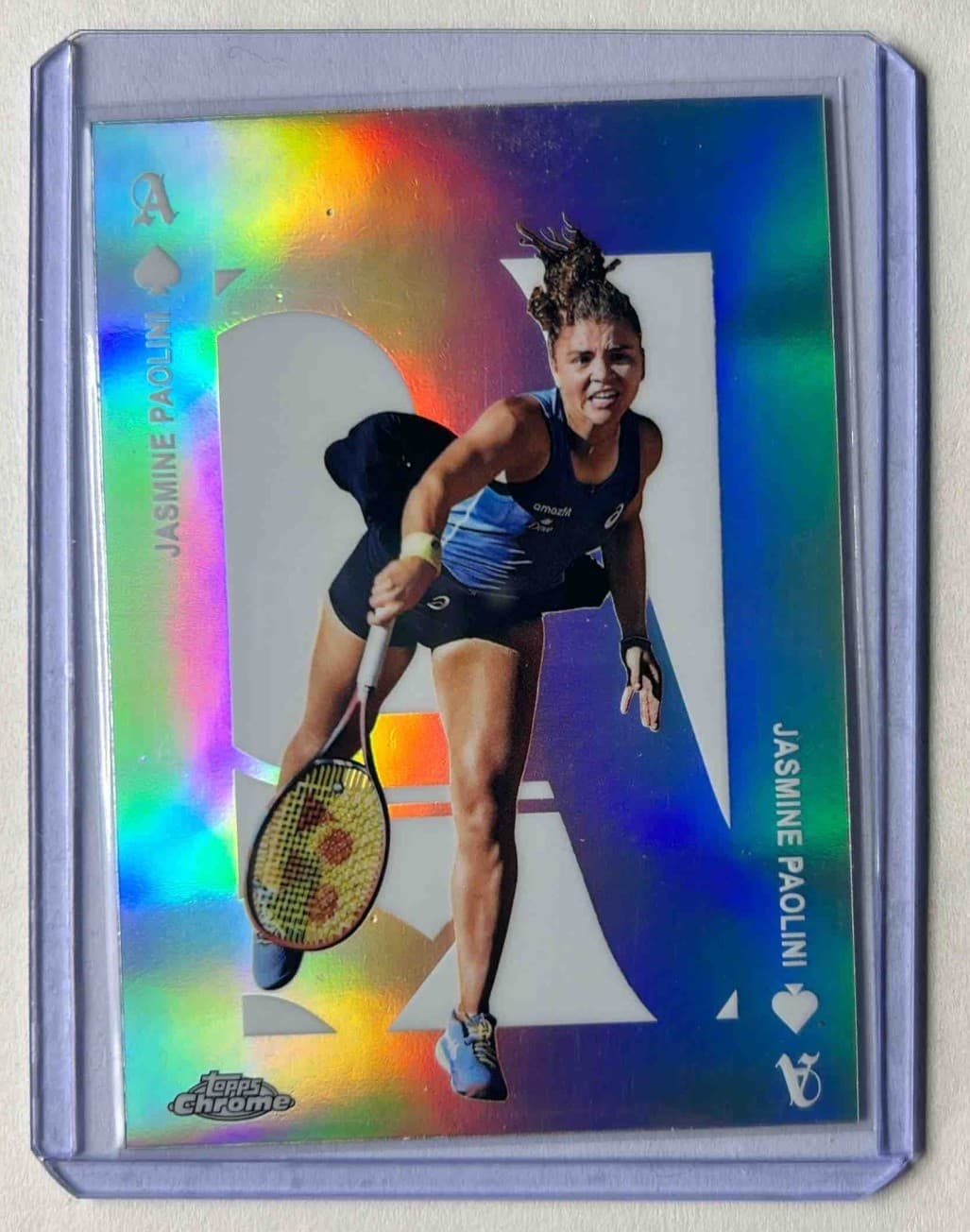 Tennis Jasmine Paolini 2025 Topps Chrome 2025 Topps Chrome refractor
