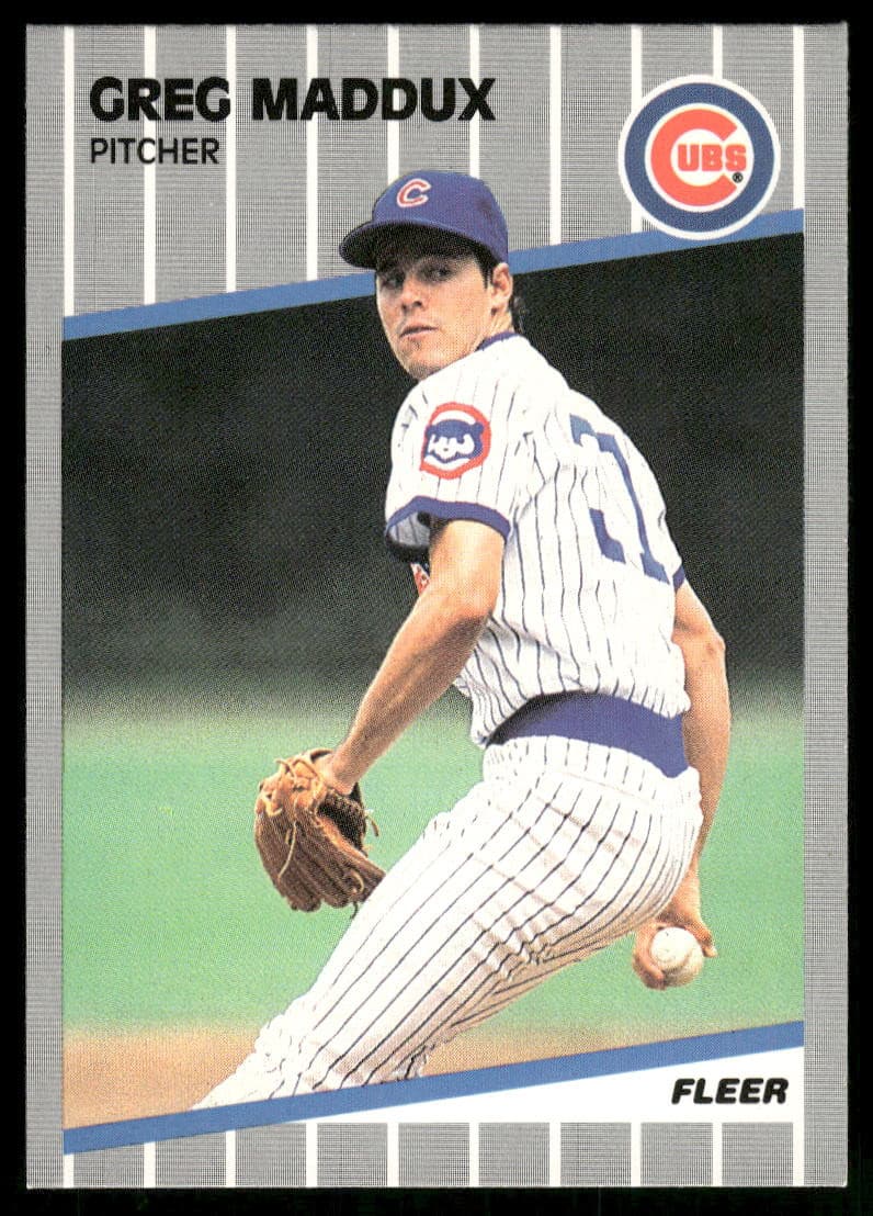 Greg Maddux Chicago 1989 Fleer 1989 Fleer