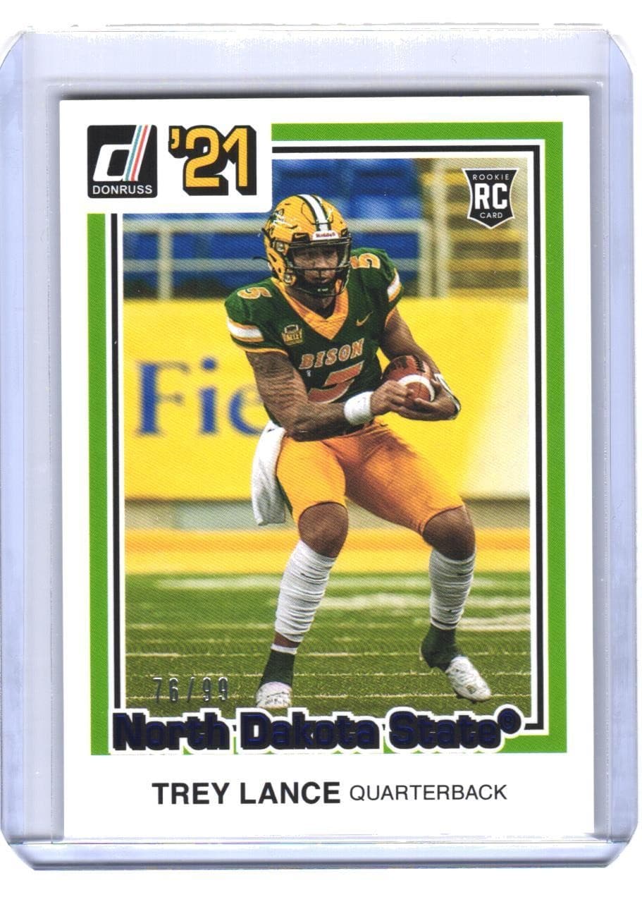Trey Lance Draft 2021 Donruss 2021 Donruss