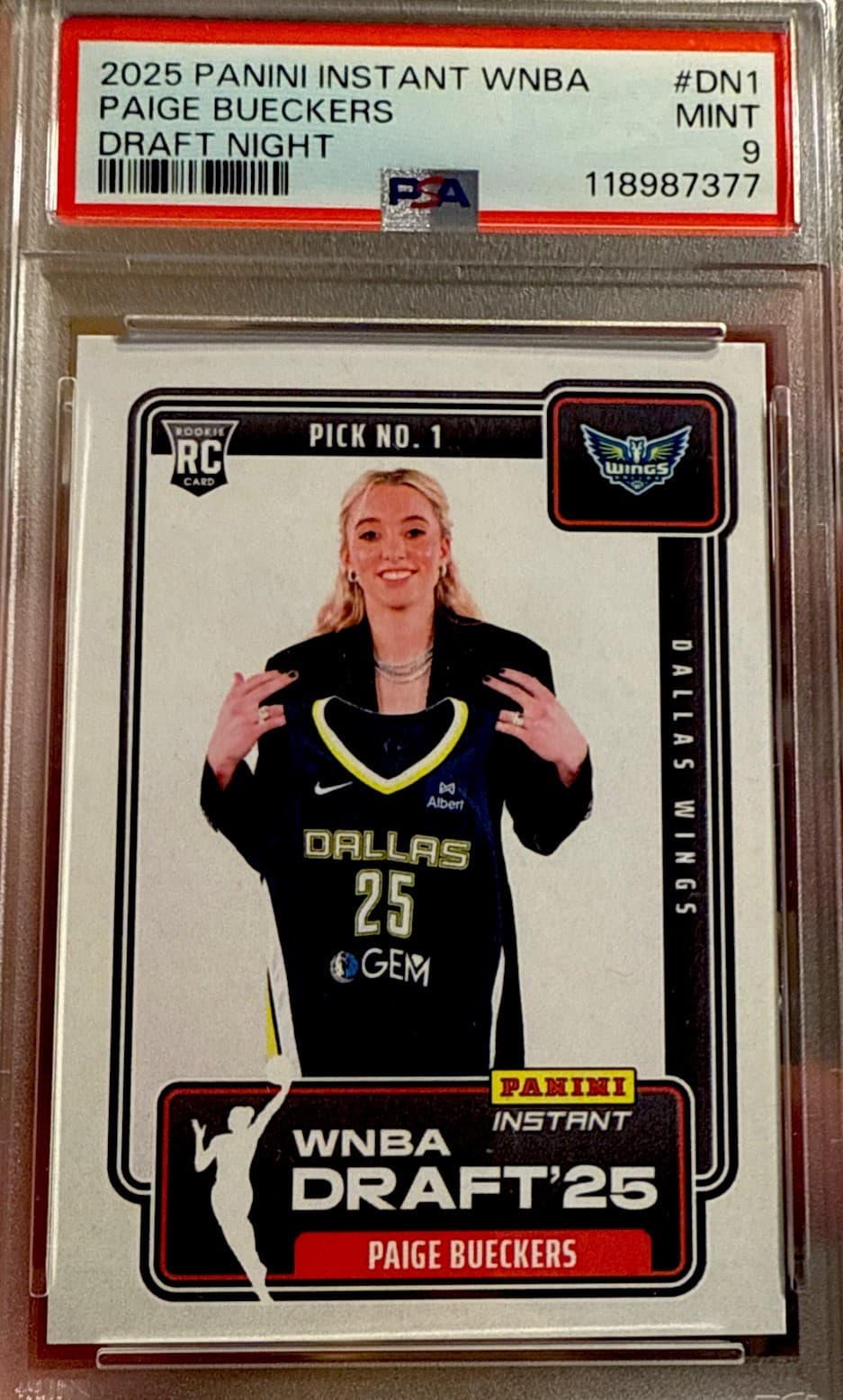 Paige Bueckers Draft 2025 Panini 2025 Panini