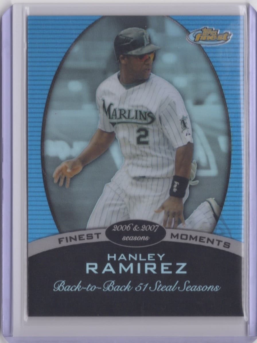 Moments Blue 2008 Topps Finest