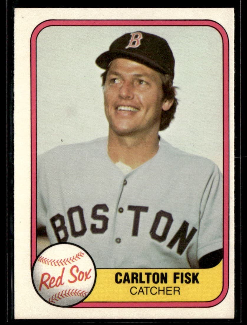 Carlton Fisk White 1981 Fleer 1981 Fleer