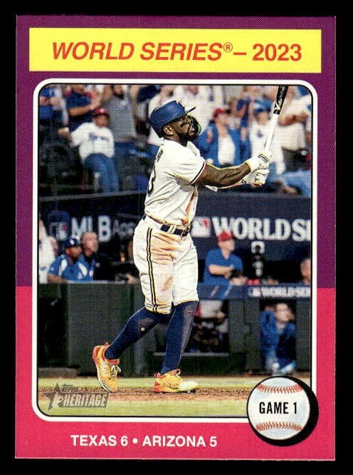 World Series Game 2023 Topps Heritage