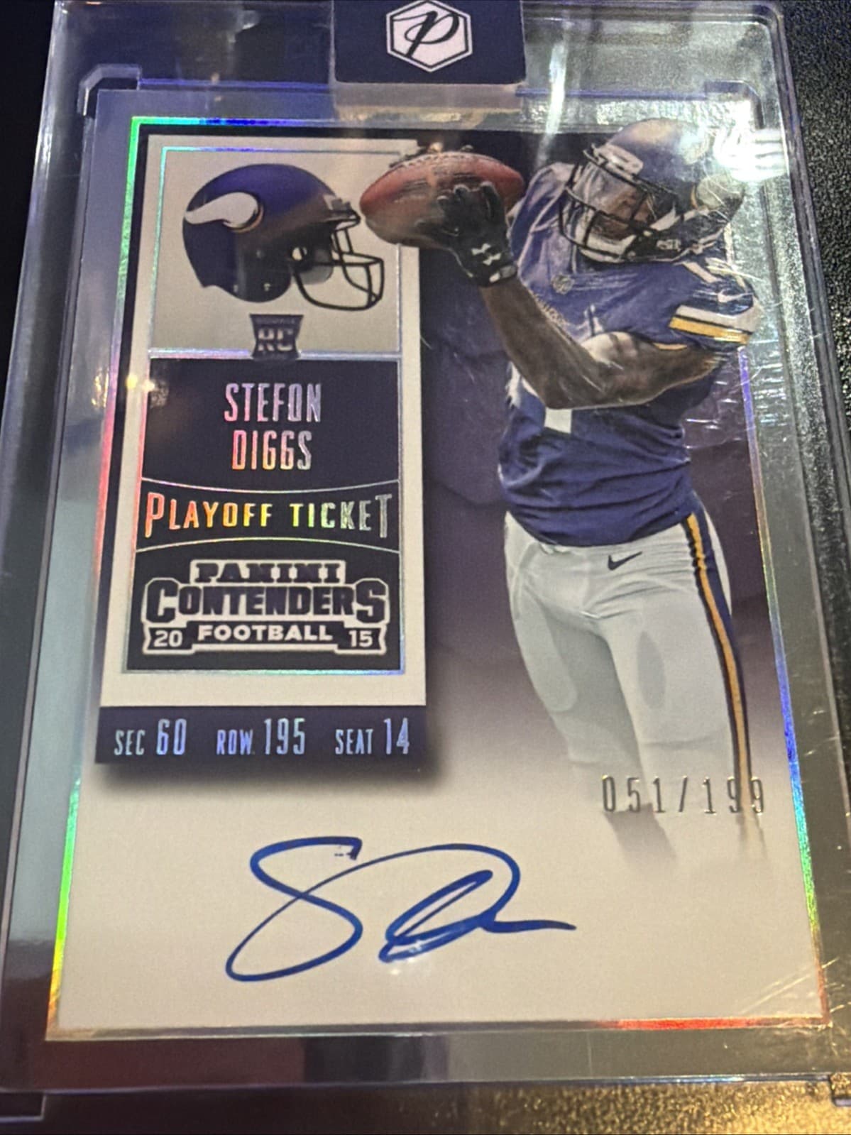 Stefon Diggs Playoff 2015 Panini Contenders 2015 Panini Contenders