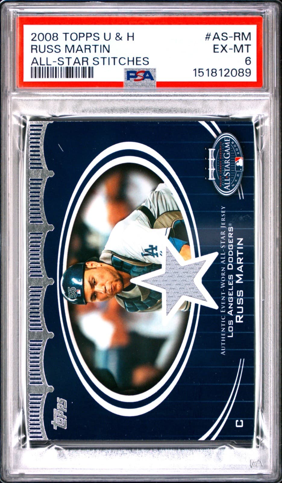 Russ Martin 2008 Topps Update