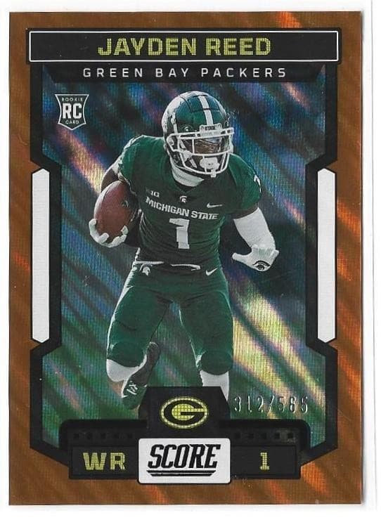 Jayden Reed Score 2023 Panini 2023 Panini orange