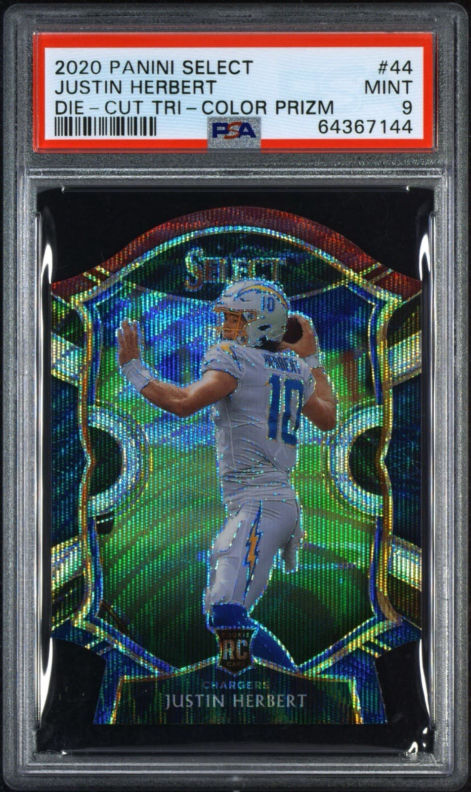 Justin Herbert Tri 2020 Panini Select 2020 Panini Select