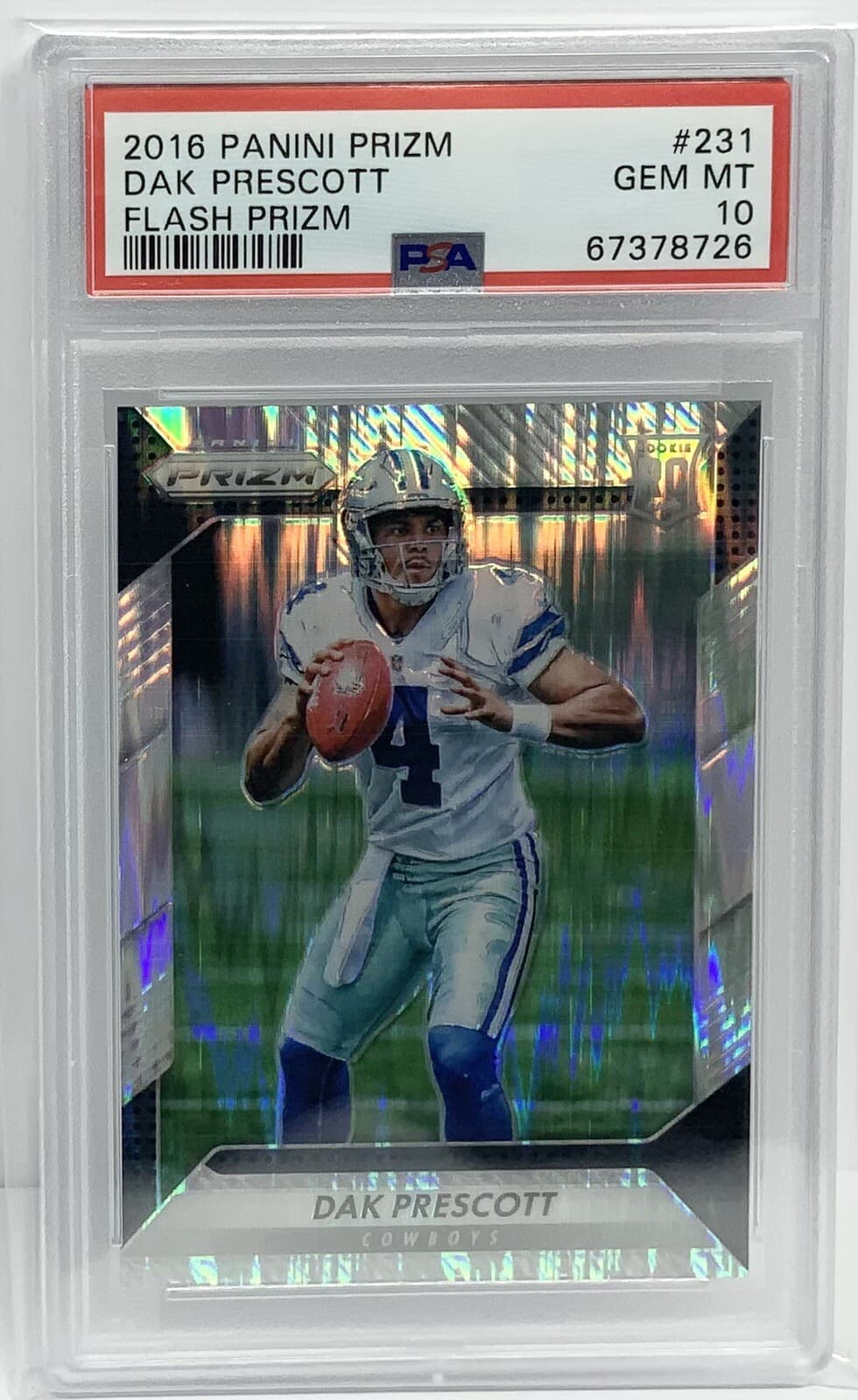 Dak Prescott Flash 2016 Panini Prizm 2016 Panini Prizm