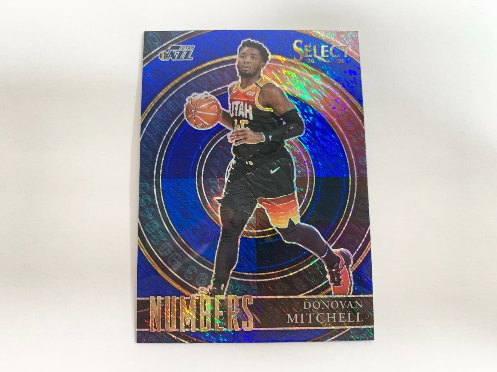 Donovan Mitchell Blue 2020 Panini Select 2020 Panini Select blue