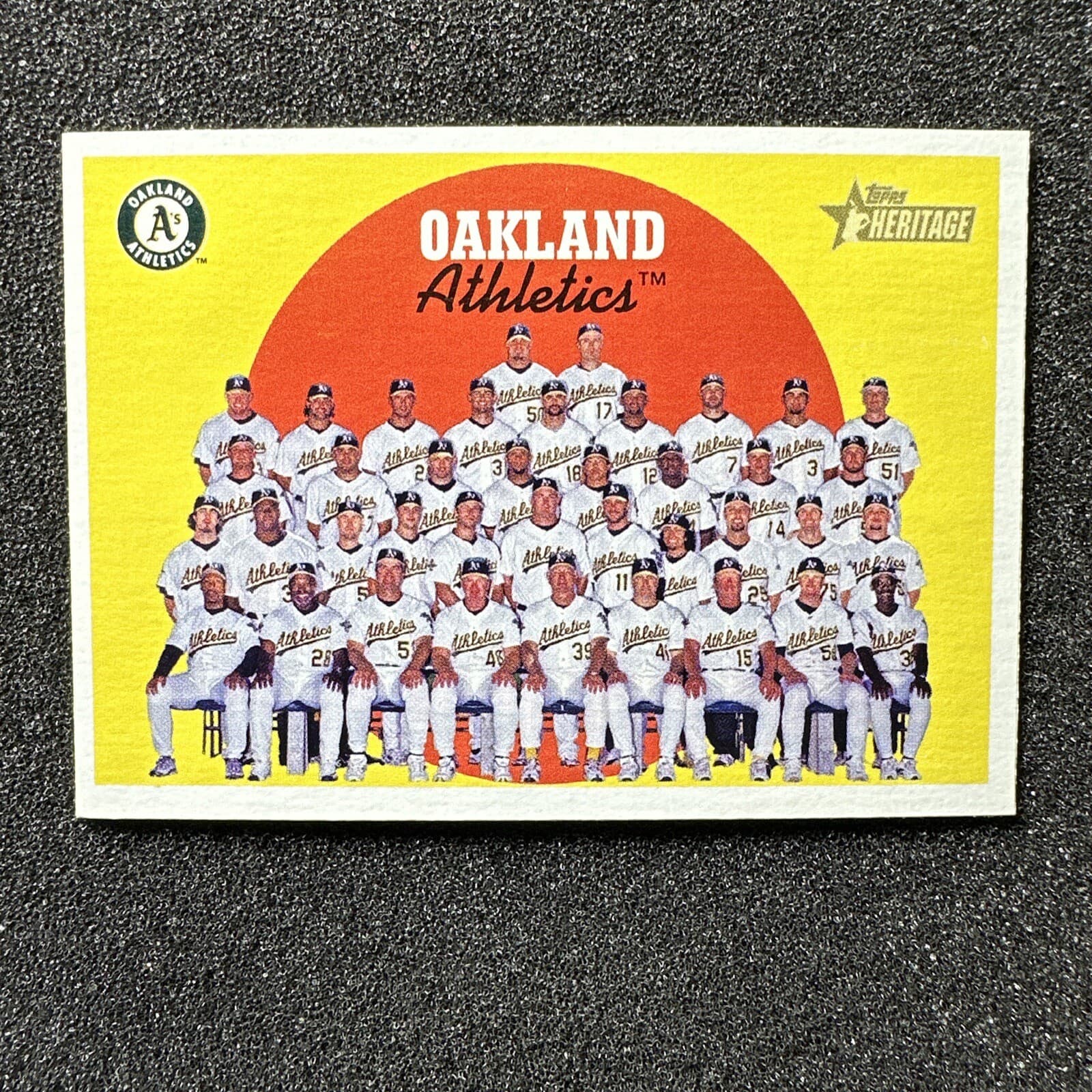 OAKLAND ATHLETICS TEAM QTY 2008 Topps Heritage