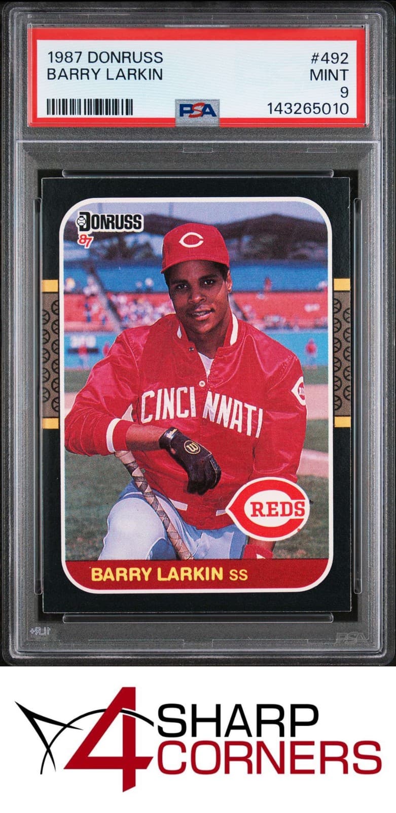 BARRY LARKIN REDS HOF 1987 Donruss 1987 Donruss