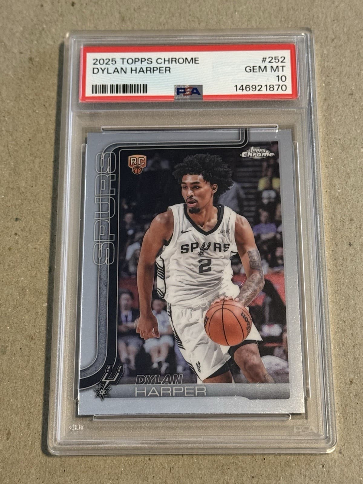 DYLAN HARPER -26 BASKETBALL SP 2025 Topps Chrome