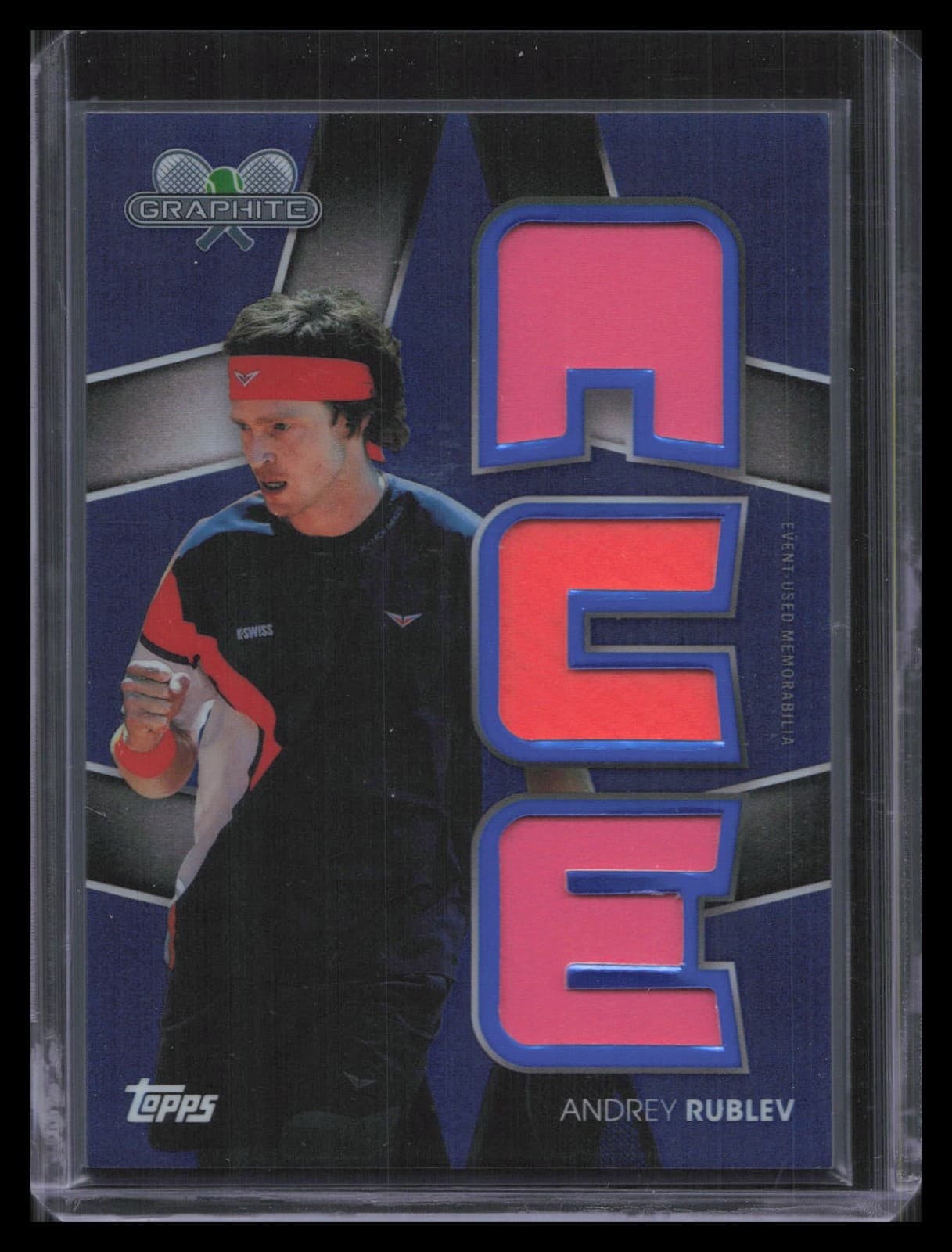 Andrey Rublev Graphite 2026 Topps 2026 Topps blue-refractor
