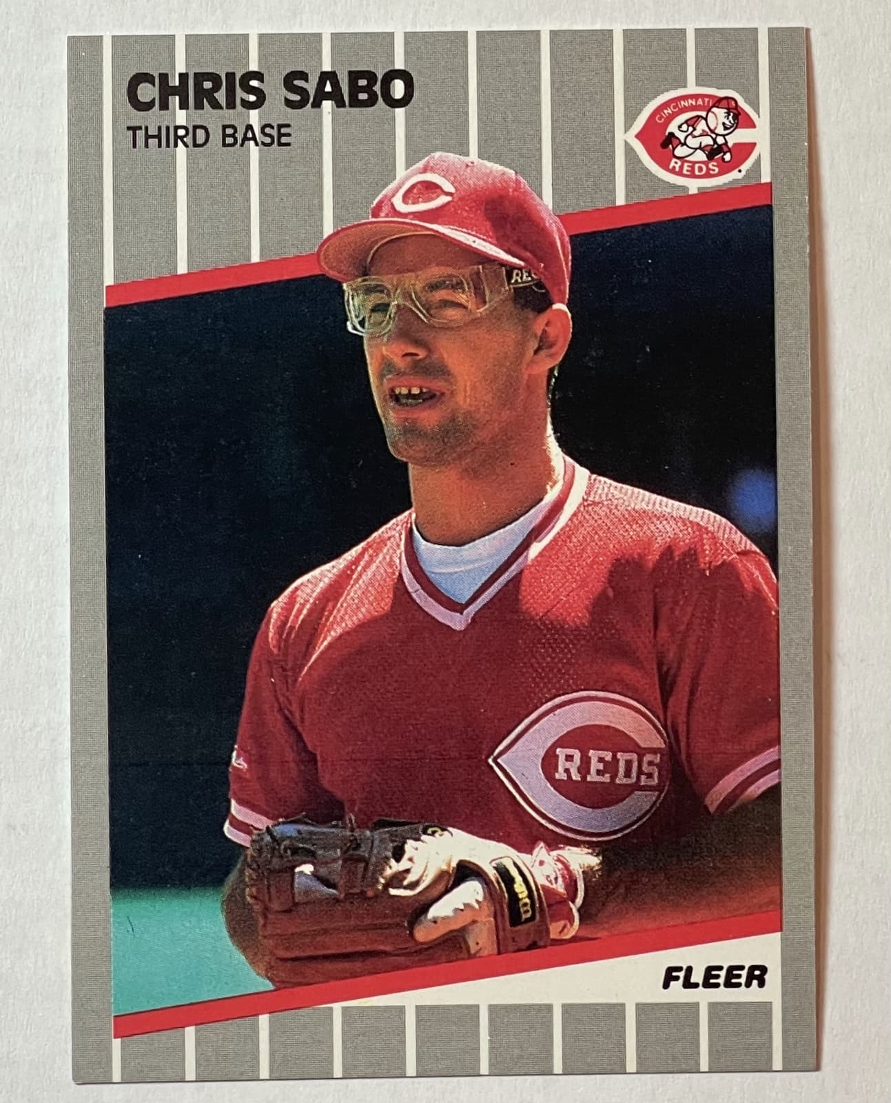 Chris Sabo Cincinnati 1989 Fleer 1989 Fleer