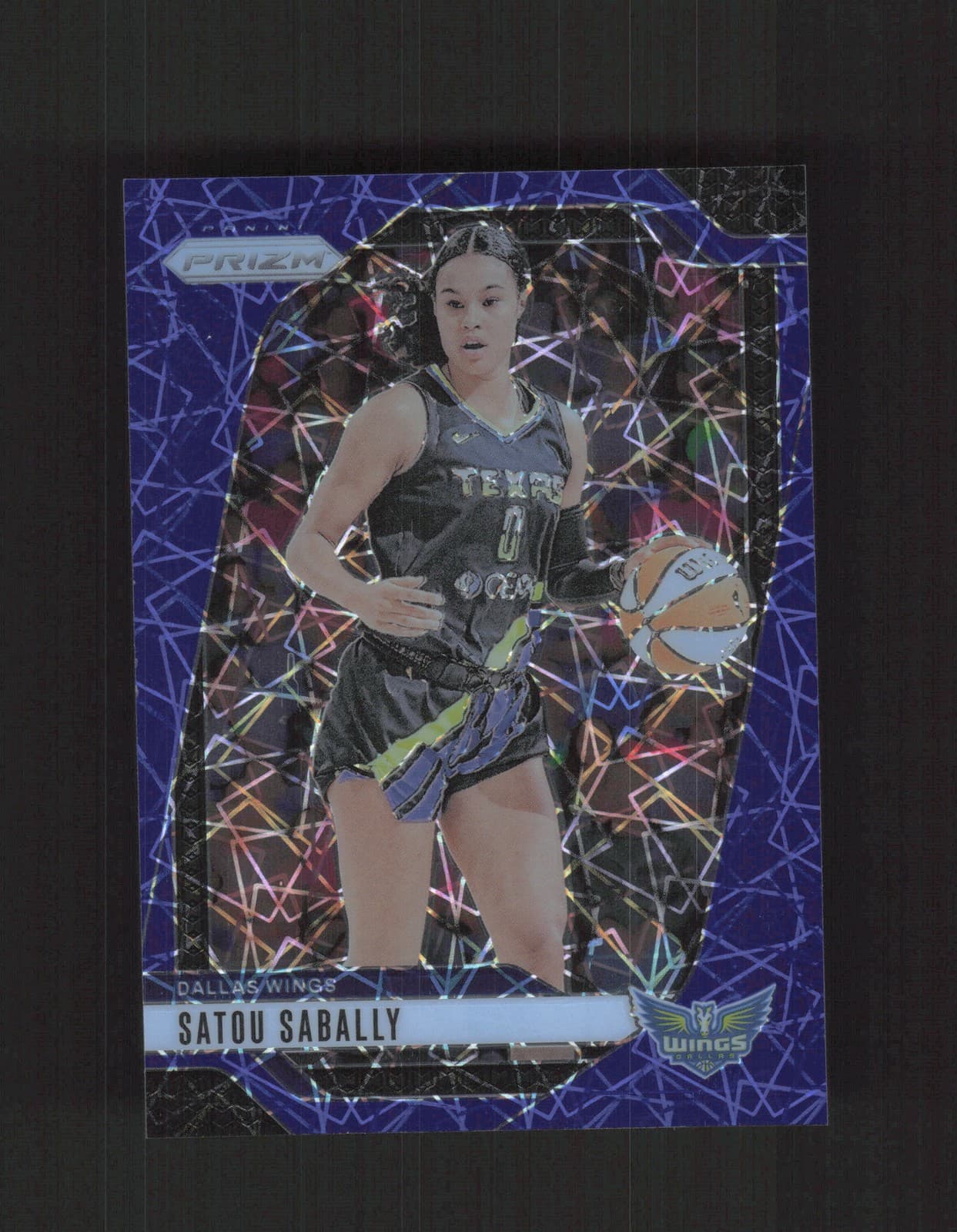 Satou Sabally Blue 2024 Panini Prizm 2024 Panini Prizm blue-velocity