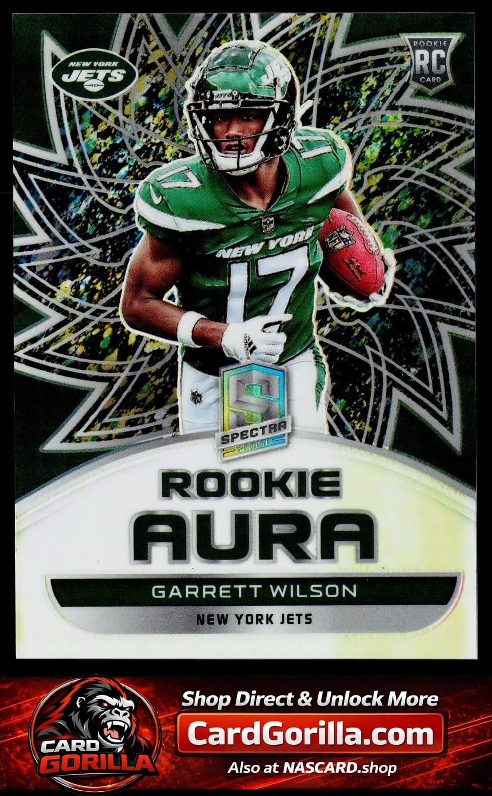 Garrett Wilson Aura 2022 Panini 2022 Panini neon