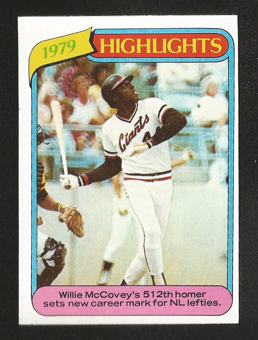 BASEBALL WILLIE McCOVEY HIGHLI #2