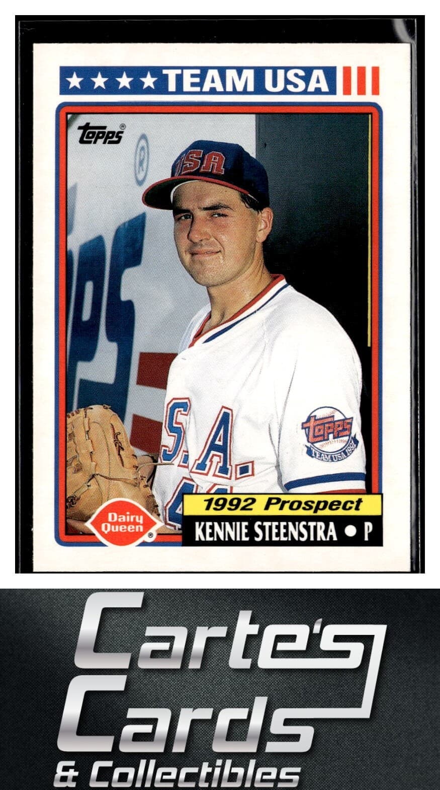 Kennie Steenstra Dairy 1992 Topps 1992 Topps