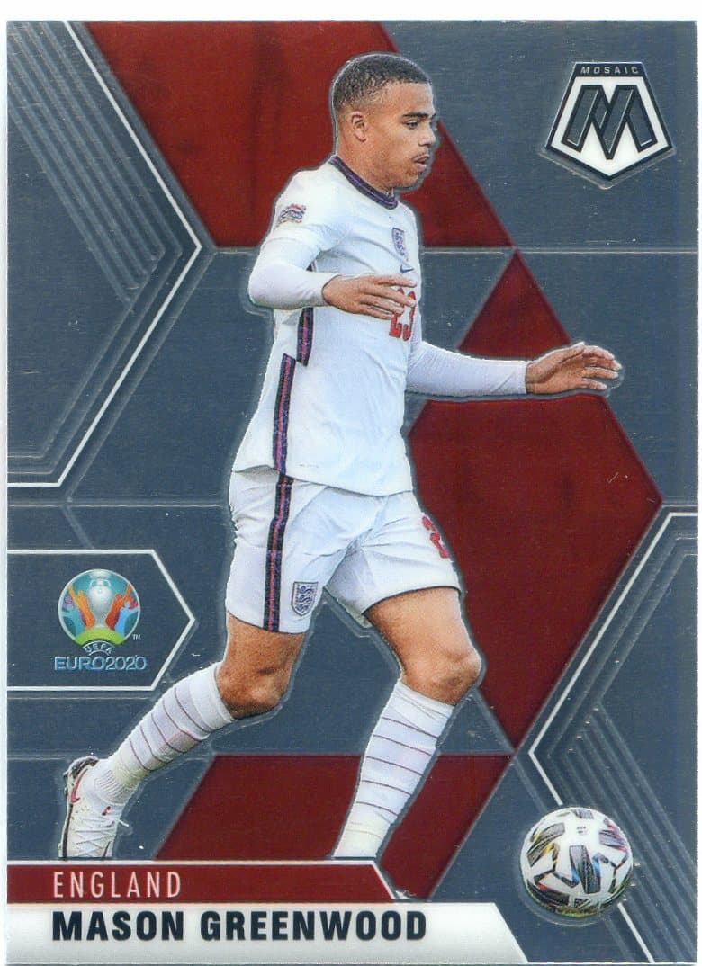 -21 EURO MASON GREENWOOD ENGLA 2020 Panini Mosaic 2020 Panini Mosaic