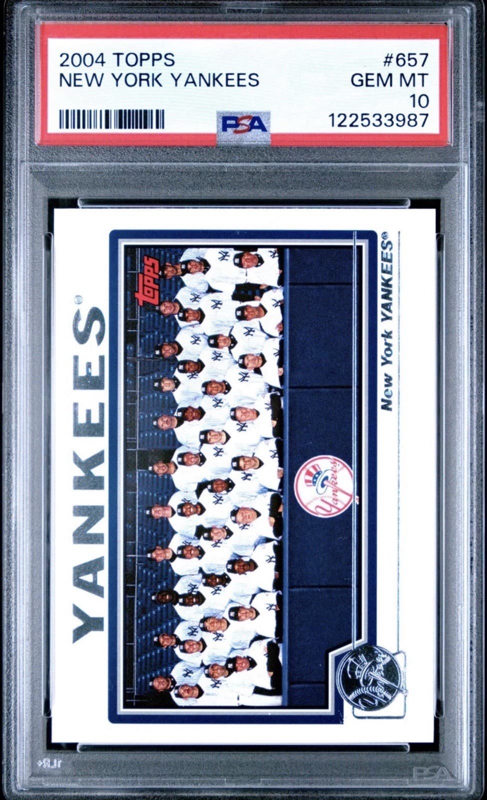 NEW YORK YANKEES Team MLB Base 2004 Topps 2004 Topps