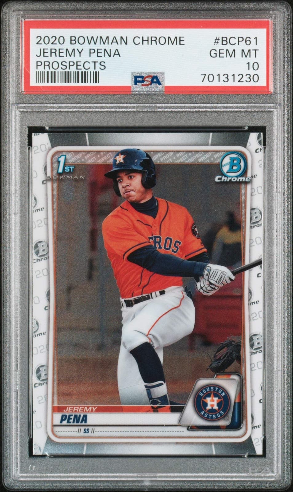 Jeremy Pena Prospects 2020 Bowman Chrome 2020 Bowman Chrome