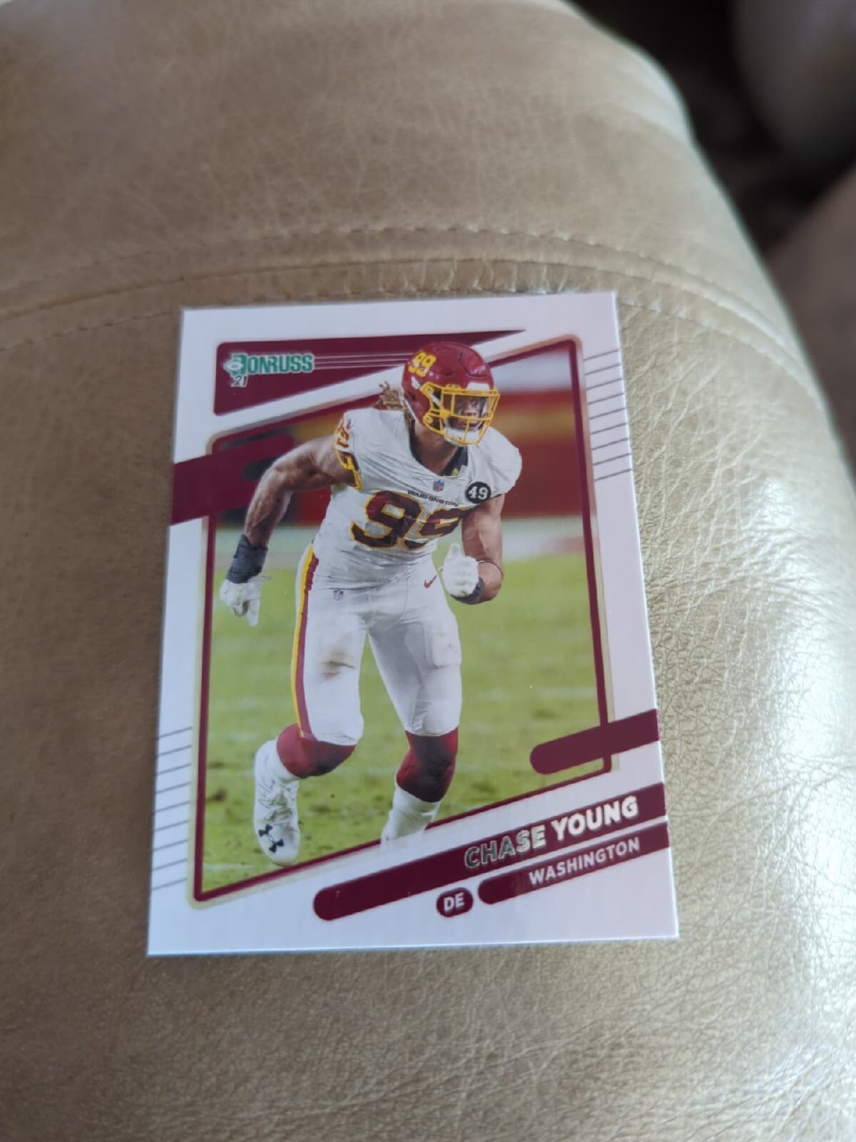 Chase Young Washington 2021 Donruss 2021 Donruss