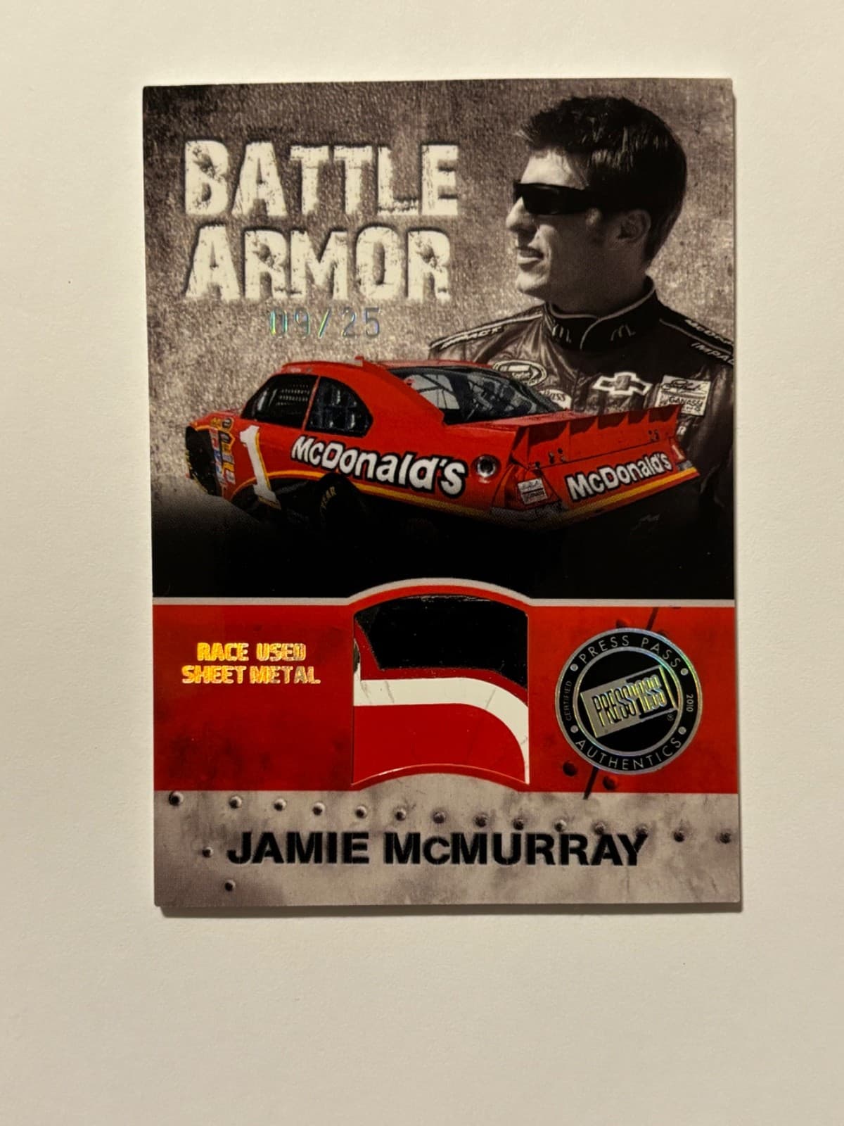 Jamie Mcmurray Stealth 2010 Press Pass 2010 Press Pass