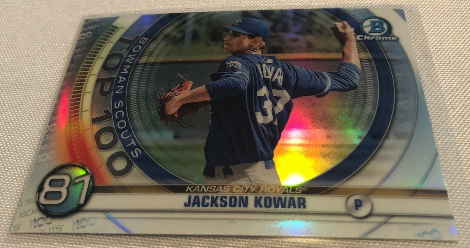 Baseball Jackson Kowar 2020 Bowman Chrome 2020 Bowman Chrome
