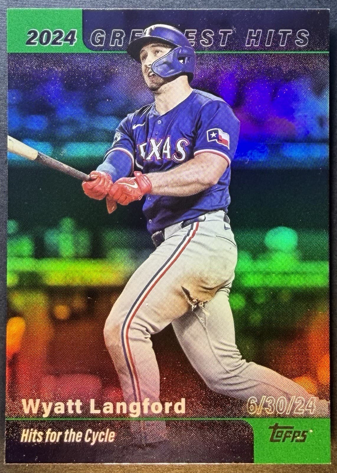 Greatest Hits Wyatt 2025 Topps 2025 Topps foil-green