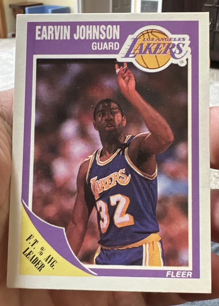 Earvin Johnson Los 1989 Fleer 1989 Fleer