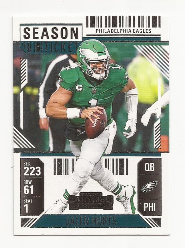 Football Eagles Jalen 2024 Panini Contenders 2024 Panini Contenders