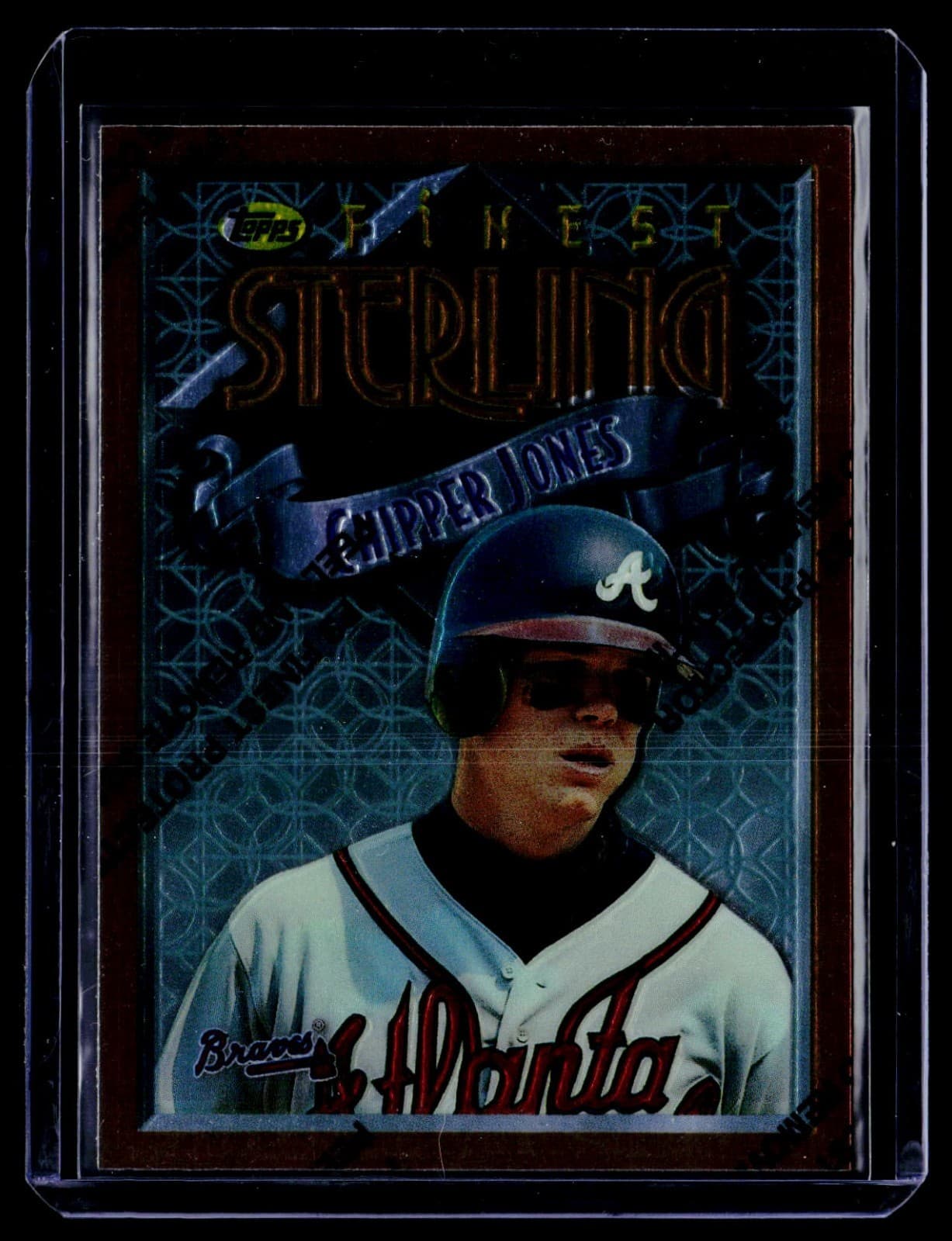 Sterling Chipper Jones 1996 Topps Finest 1996 Topps Finest