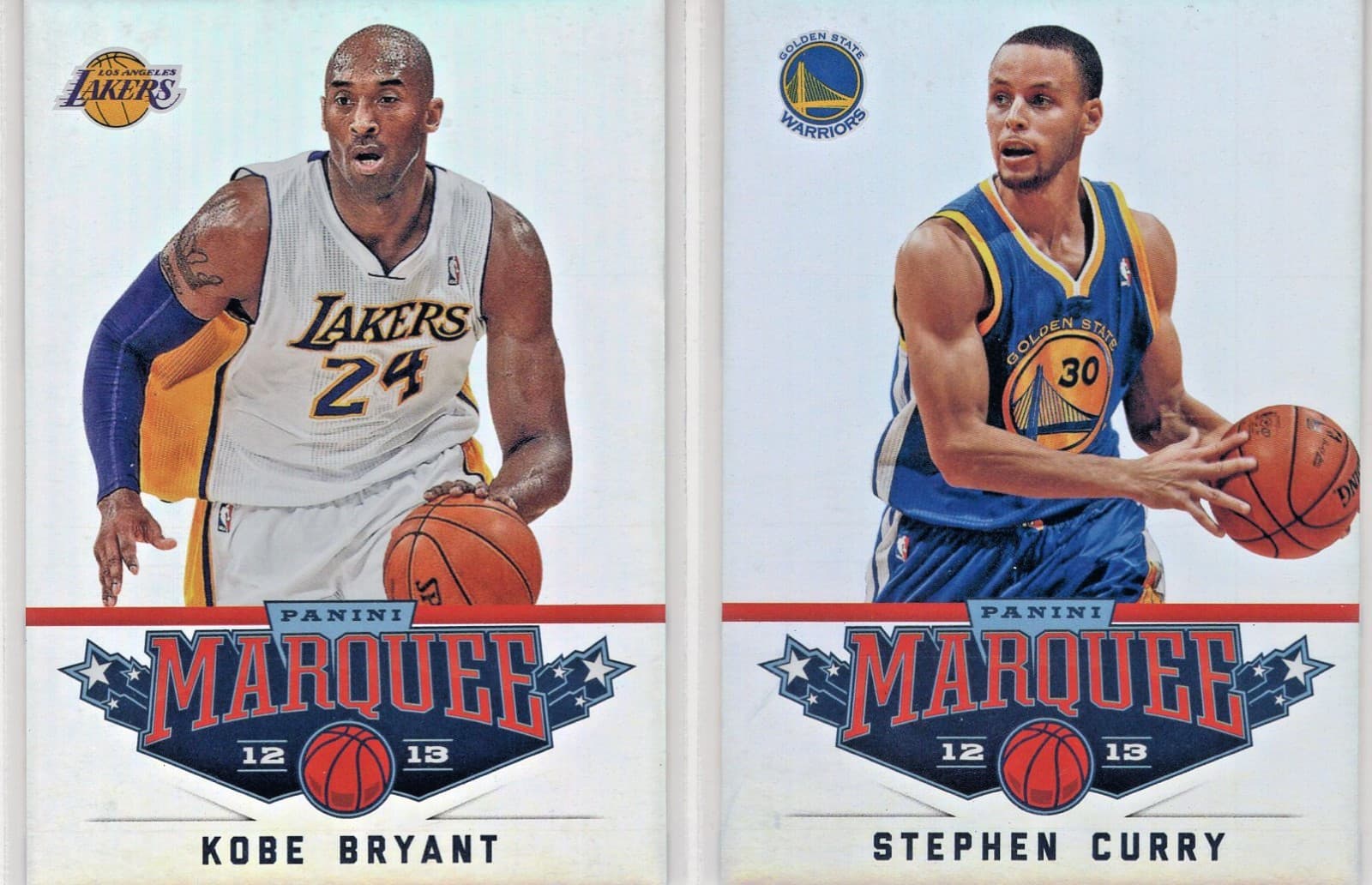 KOBE BRYANT & STEPHEN CURRY - 2012 Panini 2012 Panini silver