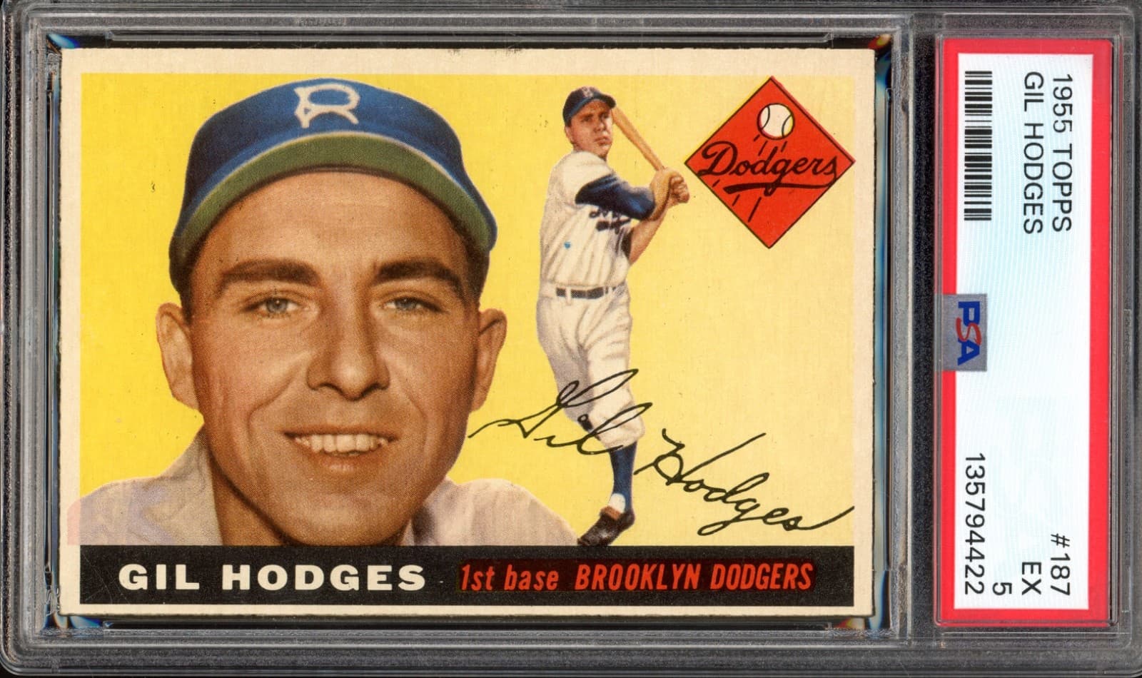 Gil Hodges trading card
